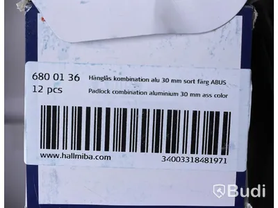 15st låda Hänglås kombination