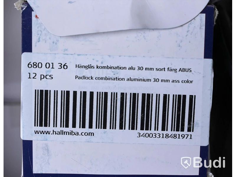 15st låda Hänglås kombination