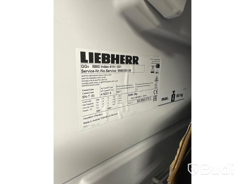 Liebherr Frys fullhöjd