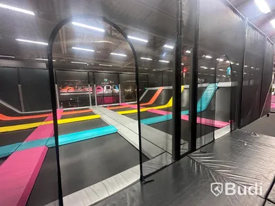 Dodgeball Area med totalt 16 st studsmattor - 32503