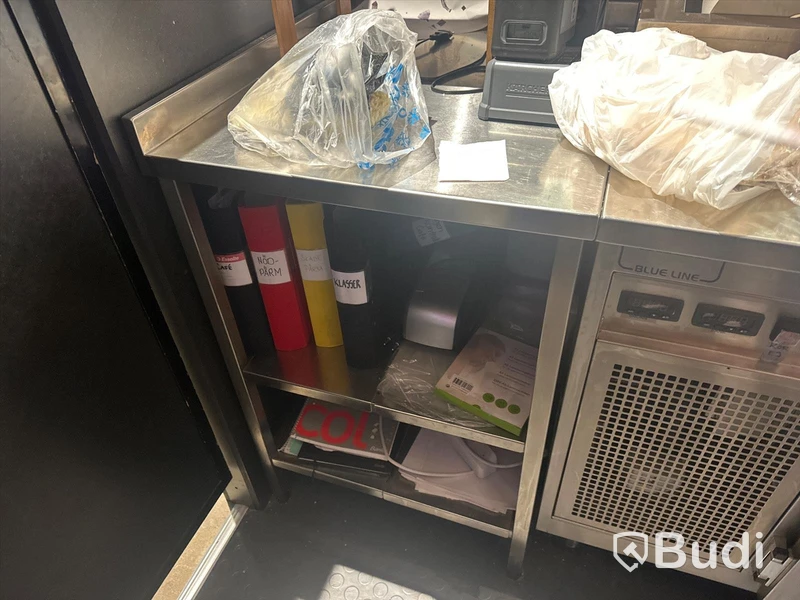 Avlastningsbänk i rostfritt