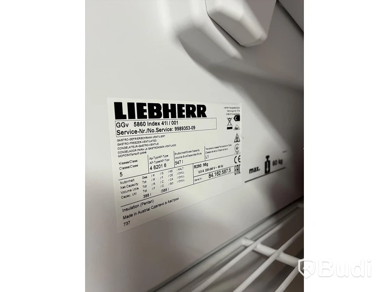 Frys Liebherr Profiline, GGV5860 Index 41/001, rostfri, höjd 200 cm, från år 2017