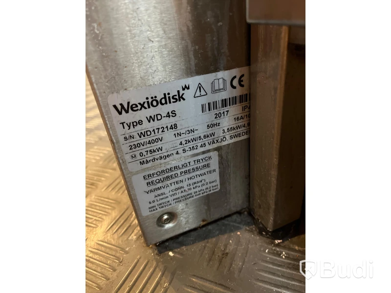 1 st diskmaskin WD4S