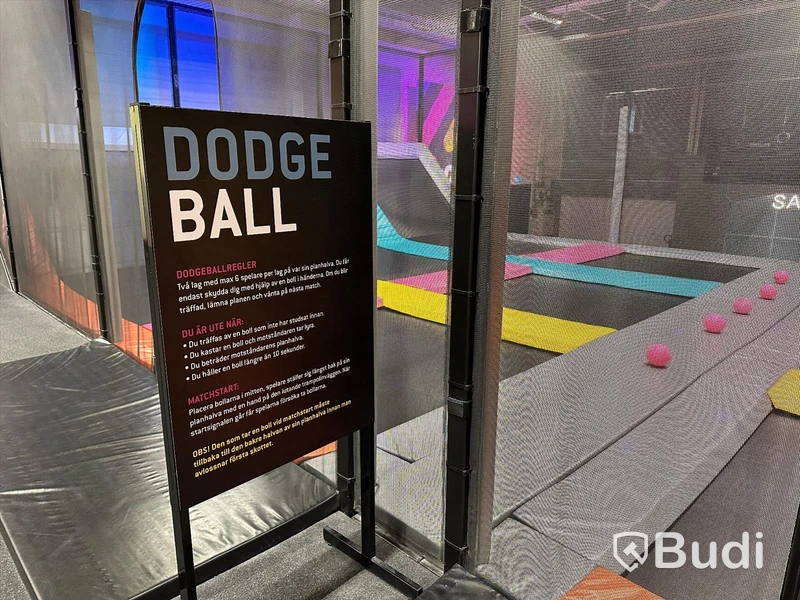 Dodge Ball Area med 3 banor