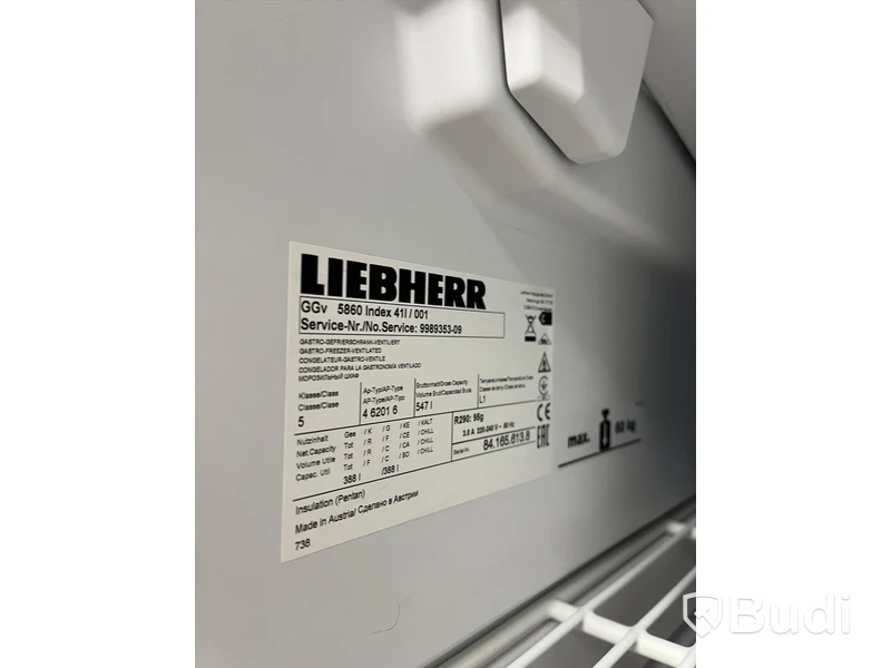 Frys Liebherr Profiline, GGV5860 Index 41/001, rostfri, höjd 200 cm, från år 2017