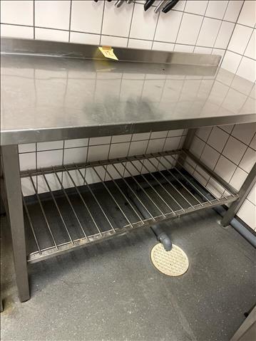 Rostfri arbetsbänk 