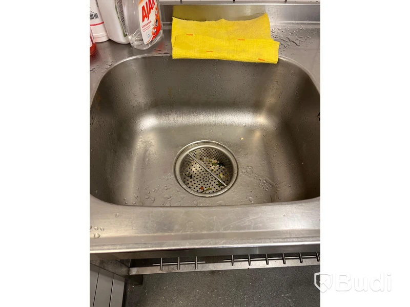 Diskbänk i rostfritt