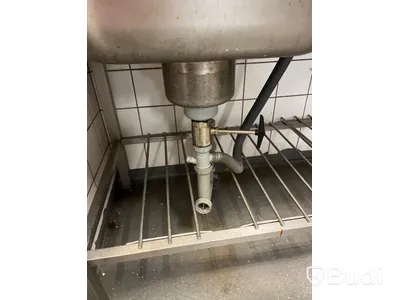 Diskbänk i rostfritt