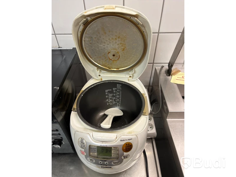 Rostfri rullvagn, micro, och riskokare