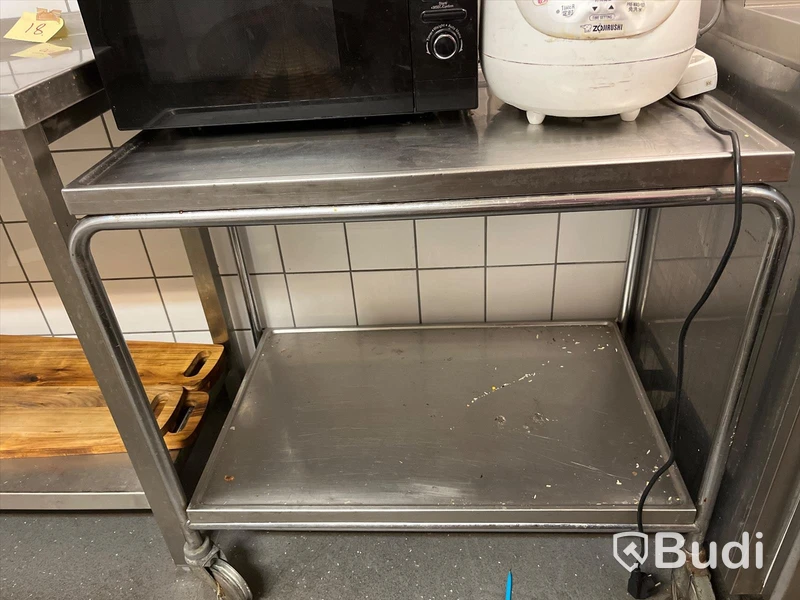 Rostfri rullvagn, micro, och riskokare