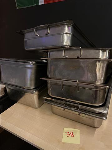Rostfria kantiner 9 st 