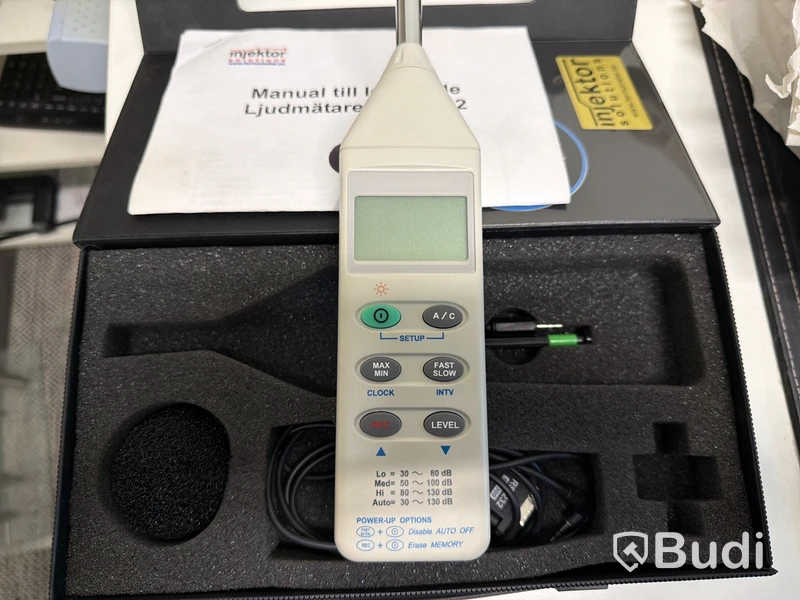 Ljudmätare CIM 9322 loggande