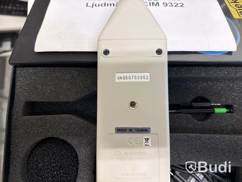 Ljudmätare CIM 9322 loggande