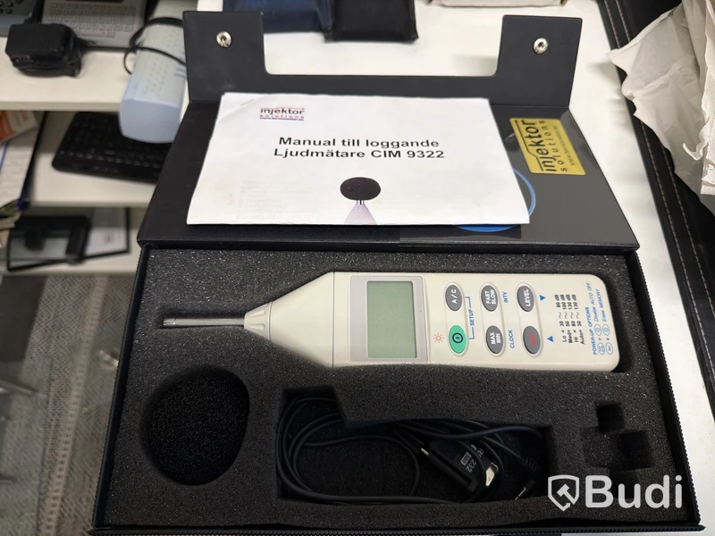 Ljudmätare CIM 9322 loggande