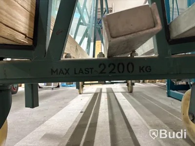 Glasvagn dubbelsidig, max last 2200 kg