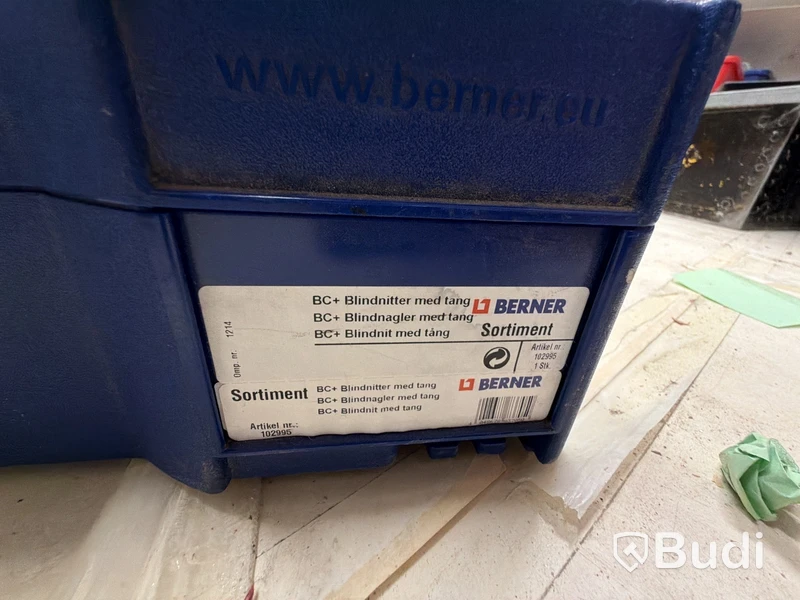 Berner blindnitar sats med tång BC+ 1700-A