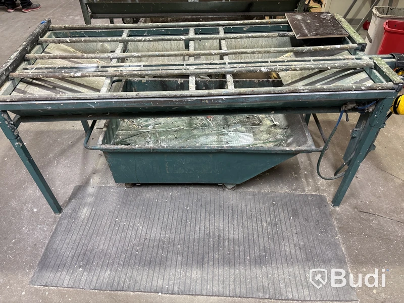Rensbänk för glas