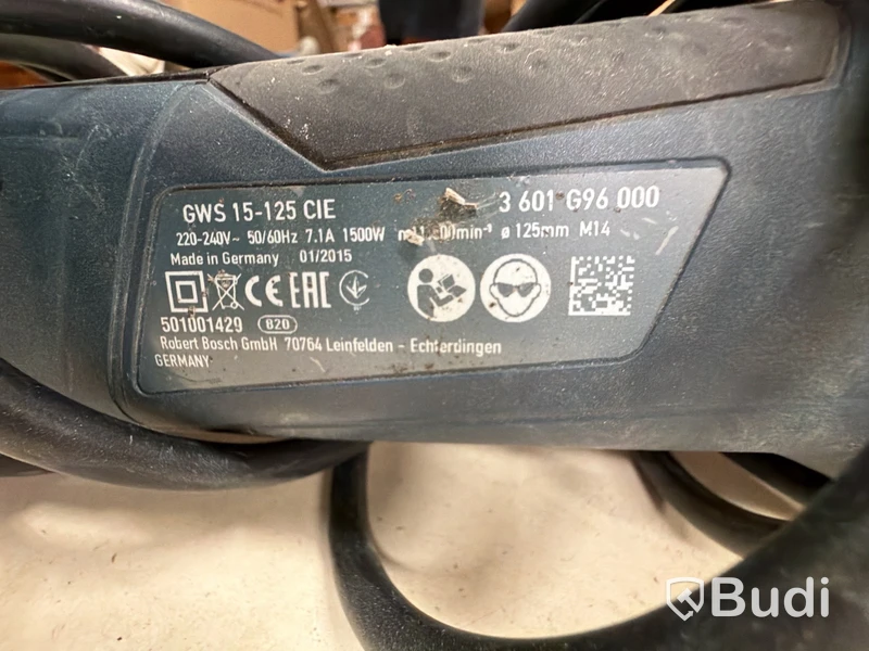 Vinkelslip Bosch GWS 15-125 CIE