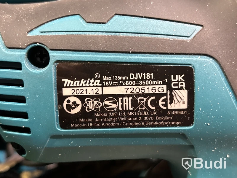 Sticksåg Makita DJV181 inkl. batteriladdare