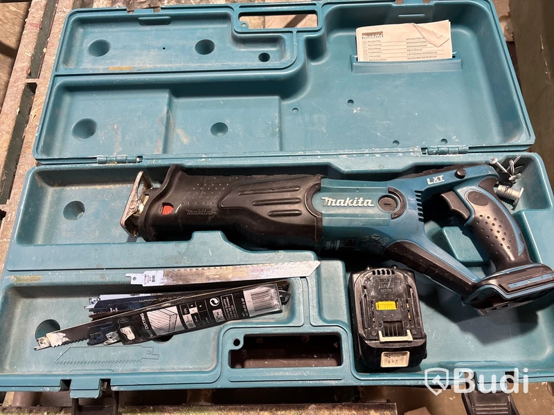 Tigersåg Makita BJR181 inkl. batteriladdare och 2 st. batterier