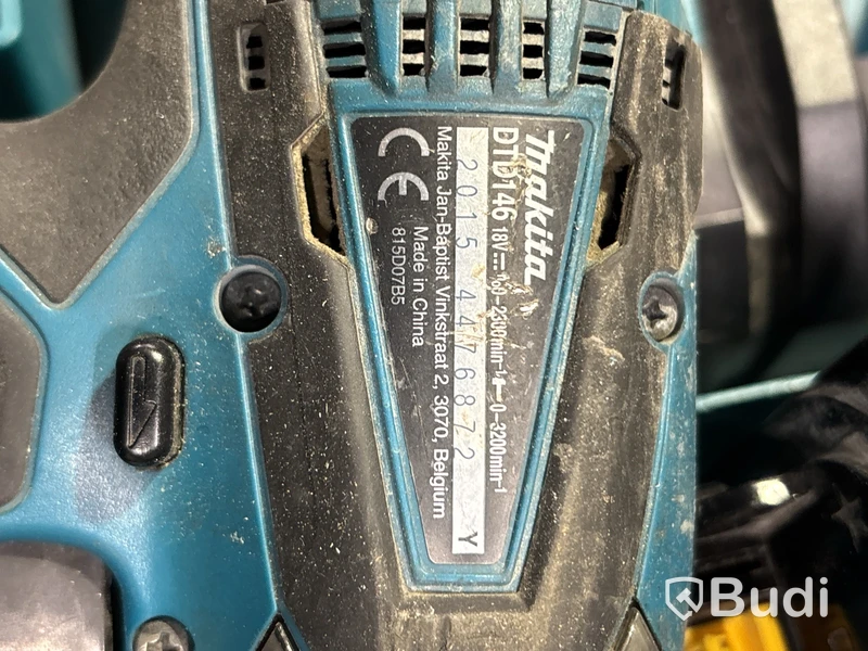 Slagskruvdragare Makita DTD146 inkl. laddare och batteri