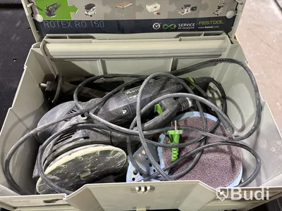Parti med diverse slipverktyg, Festool