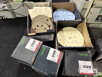 Parti med diverse slipverktyg, Festool