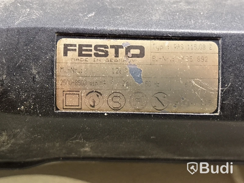 Parti med diverse slipverktyg, Festool