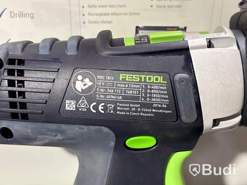 Skruvdragare Festool PDC 18/4