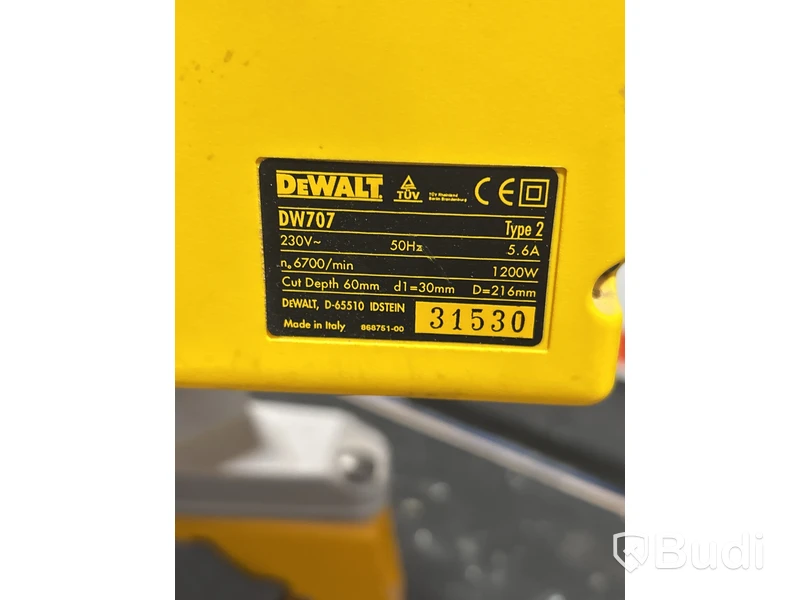 Kap- och gersåg DeWalt, DW707