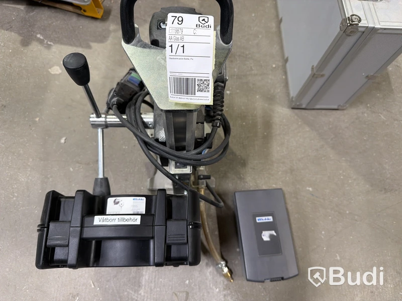 Glasborrmaskin Bohle, Pico Drill 100 med tillbehör borrar