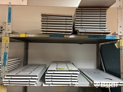 Parti plåt till apparatskåp etc.