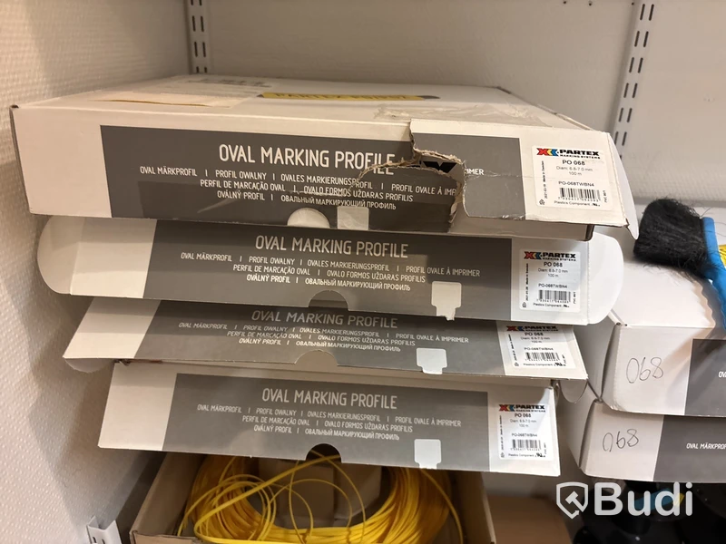 Parti material för kabelmärkning