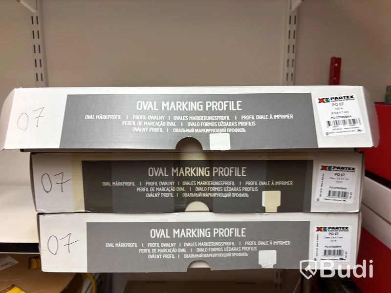 Parti material för kabelmärkning