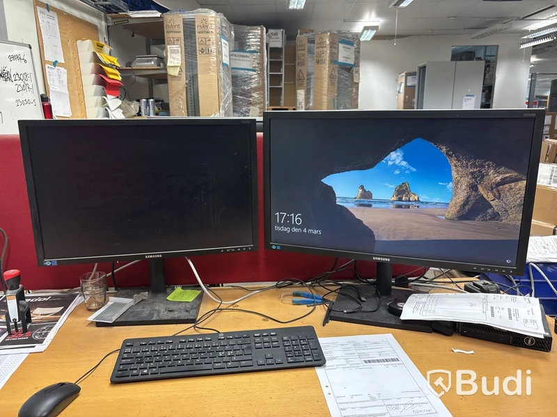 2 st monitorer Samsung
