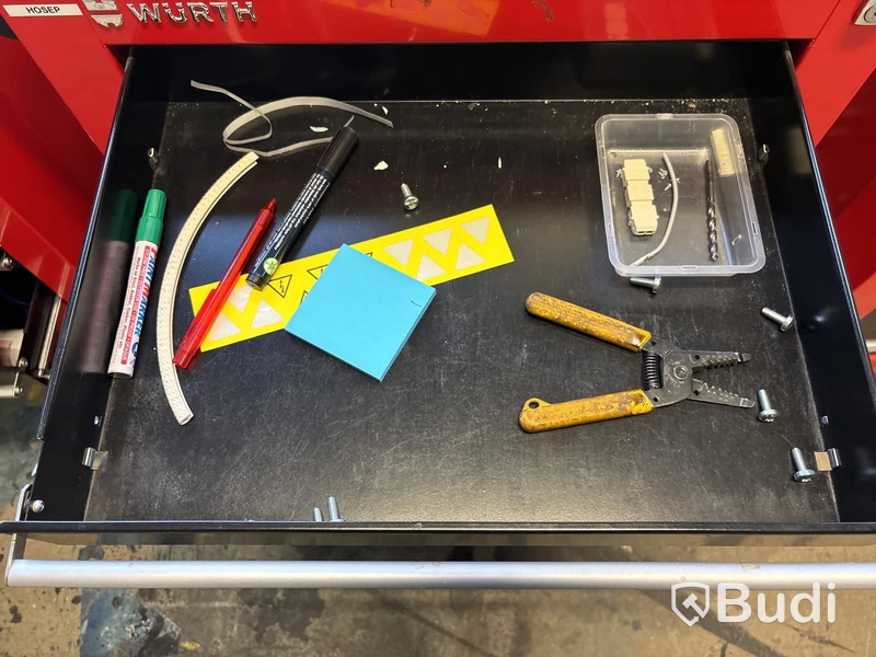 Verktygsvagn Wurth med innehåll