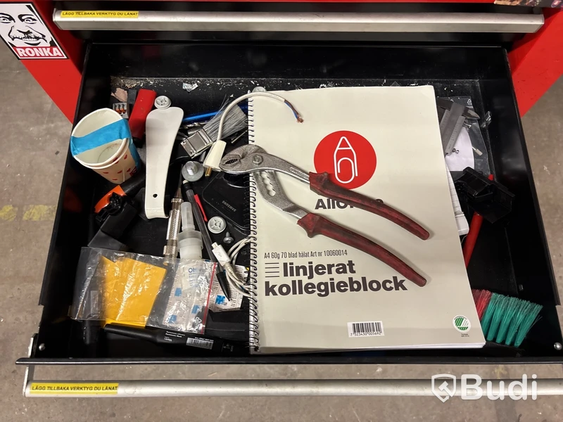 Verktygsvagn Wurth med innehåll