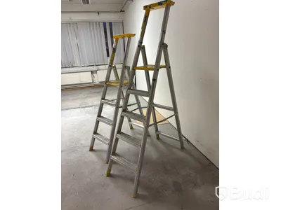 2 st aluminiumstegar Wibe