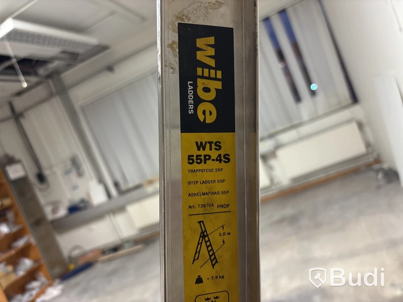 2 st aluminiumstegar Wibe