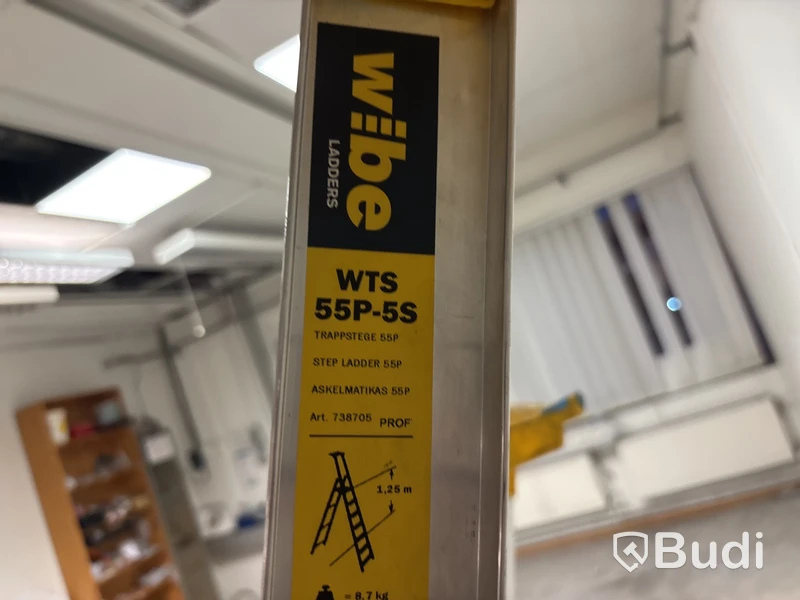 2 st aluminiumstegar Wibe