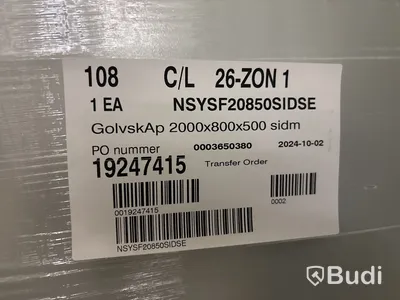 2 st nya golvskåp Schneider NSYSF20850SIDSE