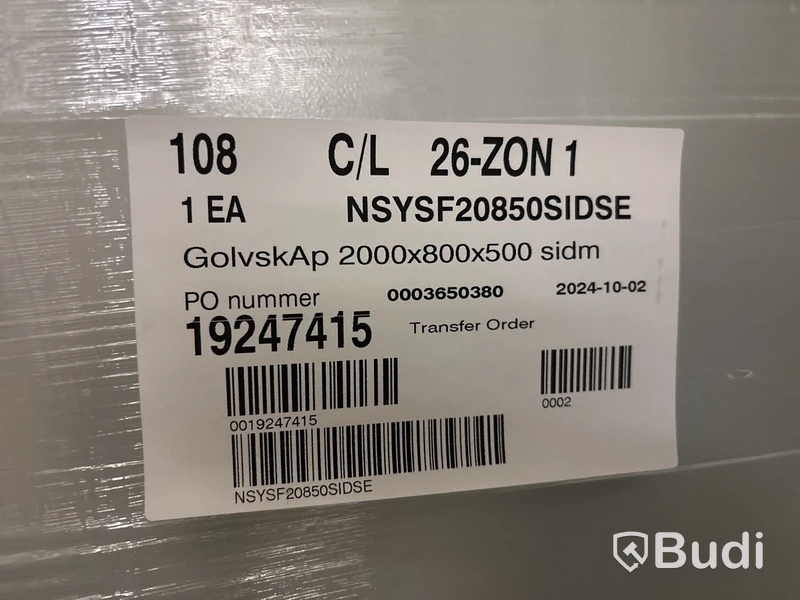 2 st nya golvskåp Schneider NSYSF20850SIDSE