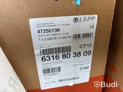 Elkabel Lapp 1-6 mm | Svart