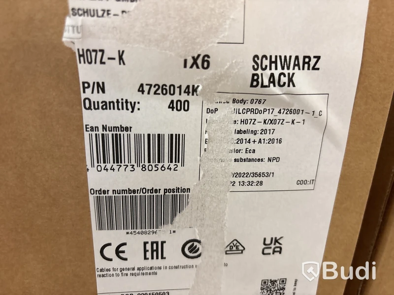Elkabel Lapp 1-6 mm | Svart