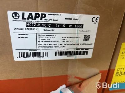 Elkabel Lapp 1,5-6 mm | Svart