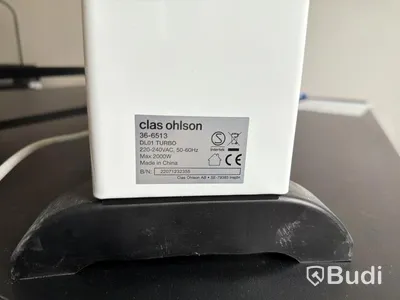 Elradiatorer Clas Ohlson, 2 st, 2000 W