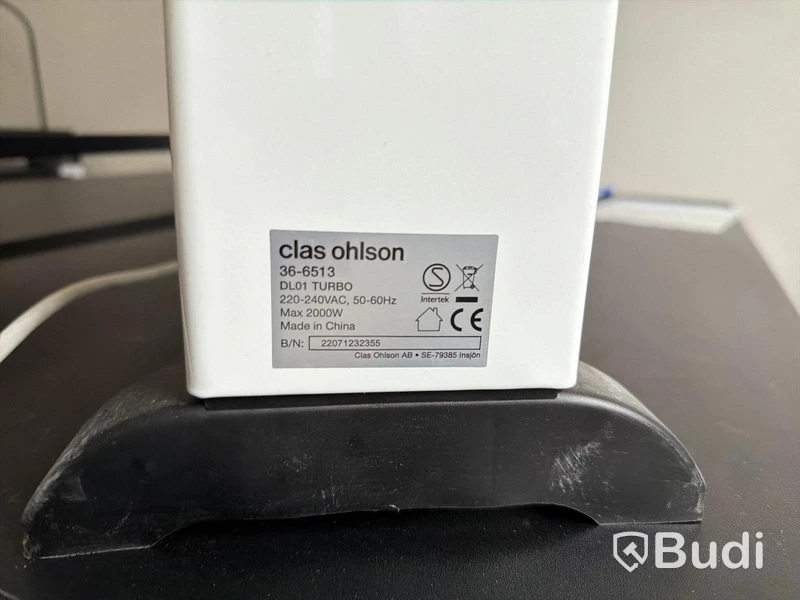 Elradiatorer Clas Ohlson, 2 st, 2000 W
