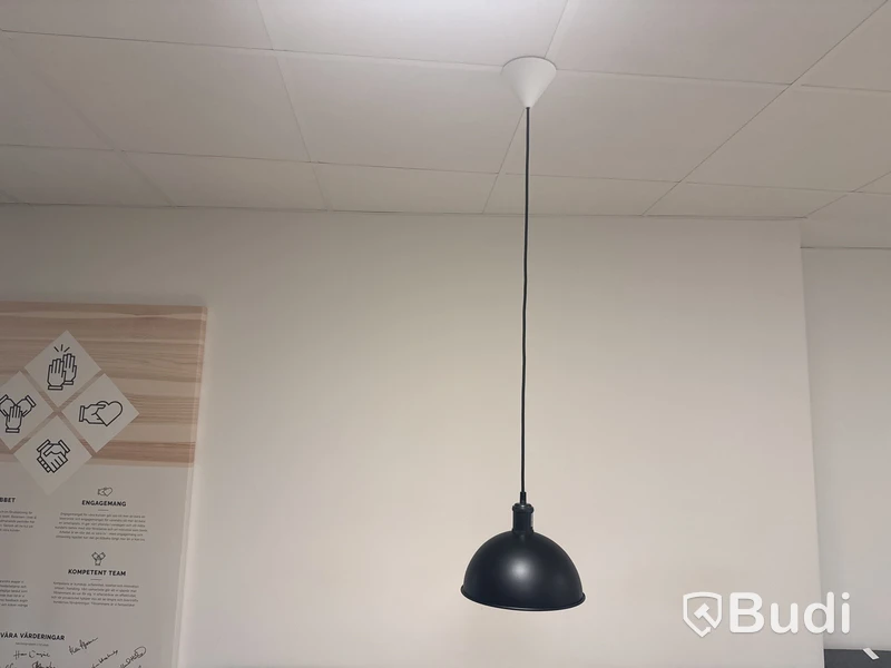 Takhängande lampa Søren Rose Studio, Ø 25 cm, mattsvart