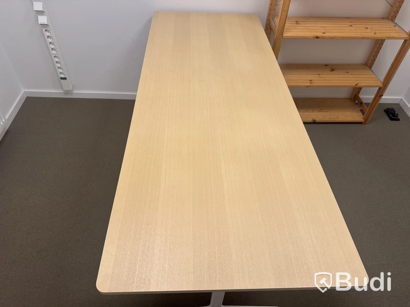 Matbord/konferensbord Edsbyn, stålben, 180x70 cm