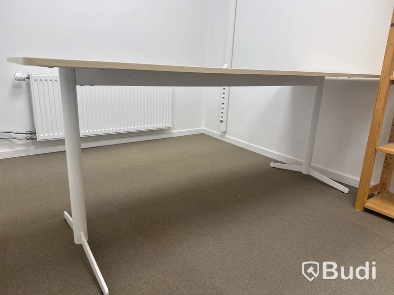 Matbord/konferensbord Edsbyn, stålben, 180x70 cm